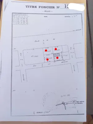 Vente de terrain à Bè Kpéhénou, 4 lots (1809 m²), en bordure de deux voies dont les pavés – 550 millions FCFA — photo 2