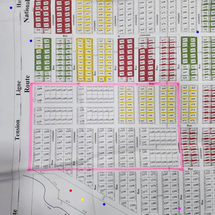 350 lots de terrain en vente en bordure du goudron à Agbélouvé – 1,5 million FCFA le lot