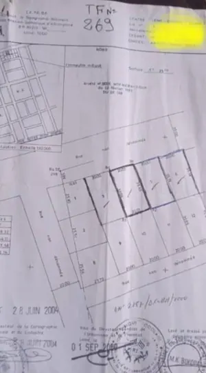 Terrain 4 lots en vente en bordure de la déviation à Avépozo La Craie – 30 millions FCFA le lot