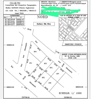 Vente de terrain à Logopé (près du camp de police), 1 lot avec maison 2 chambres salon, en bordure de rue – 20 millions FCFA — photo 1