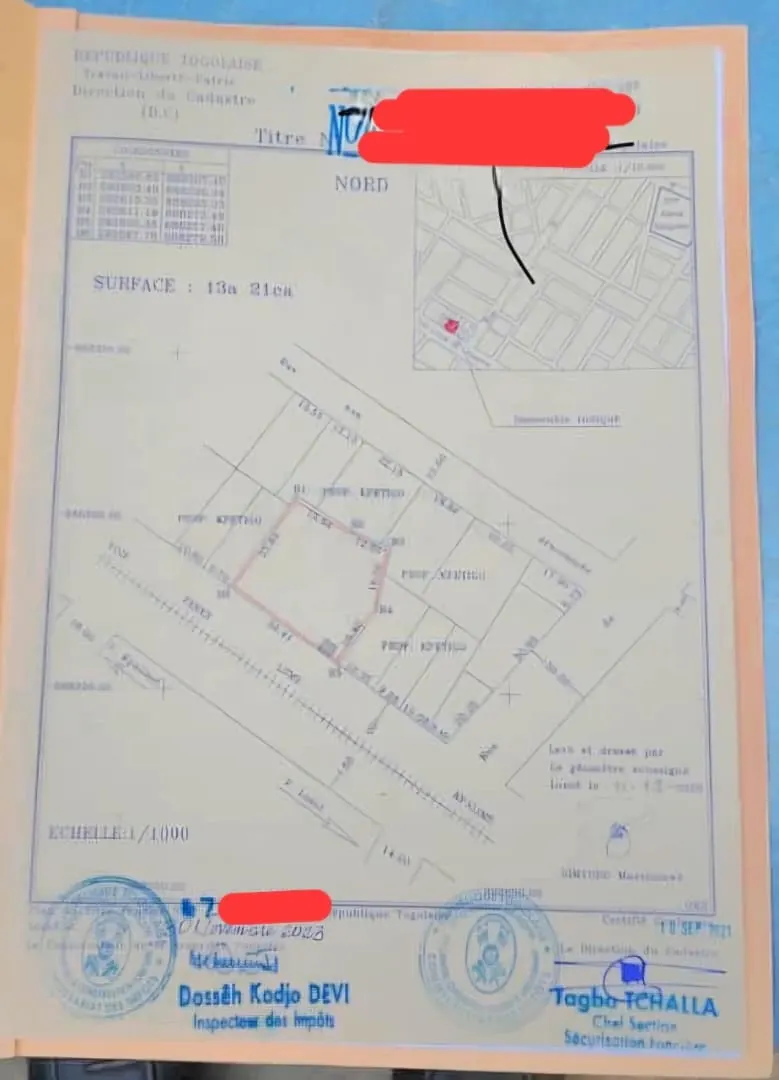 Vente d'un terrain à Sanguéra Maco, 1 lot, à 100 m du goudron RN5 – 35 000 000 FCFA