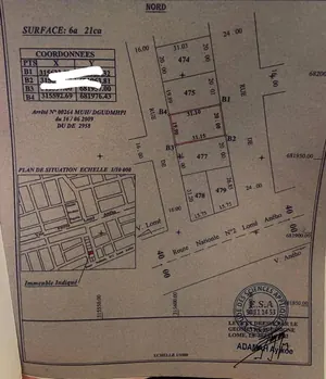 Terrain 2 lots en vente à Baguida – 150 millions FCFA