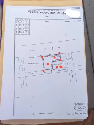 Vente de terrain à Bè Kpéhénou, 4 lots (1809 m²), en bordure de deux voies dont les pavés – 550 millions FCFA