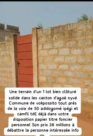 Terrain 1 lot en vente à Vakpossito – 38 millions FCFA — photo 4