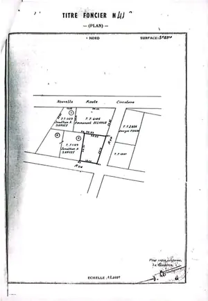 Terrain 1 lot angle de rue en vente à Tokoin Ramco – 65 millions FCFA