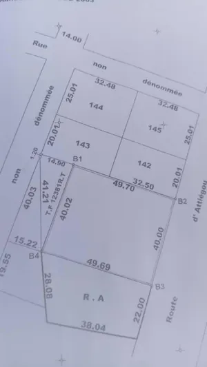 Terrain de 995 m² en vente à Hedzranawoé, Lomé – 50 millions FCFA
