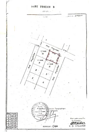 Terrain en vente en angle de rue à Tokoin Forever – 70 millions FCFA
