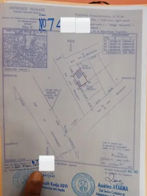 Terrain 1/4 lot à vendre à Agoé Legbassito Gendarmerie – 11 millions FCFA — photo 2
