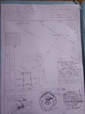 Terrain demi-lot à vendre à Attilamonou (Zanguera) à 100 m du goudron – 17 millions FCFA