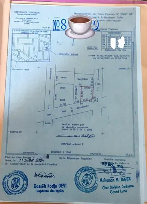 Terrain 1 lot en vente à Akato derrière l'église catholique – 17 millions FCFA