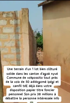 Terrain 1 lot en vente à Vakpossito – 38 millions FCFA — photo 2