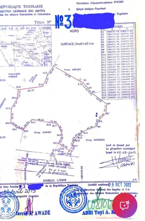 Terrain en vente à Zanguera Atidjin – 13 millions FCFA le lot