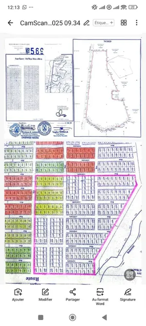 Terrain 250 lots en vente bord du goudron à Agbelouvé – 1 500 000 FCFA le lot