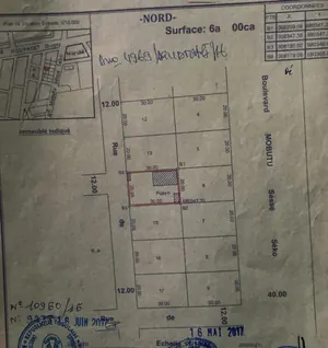 Terrain 600 m² en vente à Akodesséwa – 55 millions FCFA
