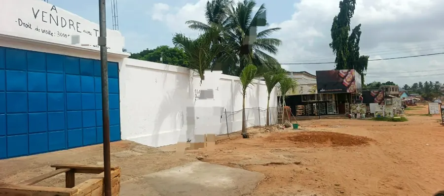 Terrain 1 lot en vente en angle de rue au bord du goudron à Adidogomé Yokoe – 55 millions FCFA