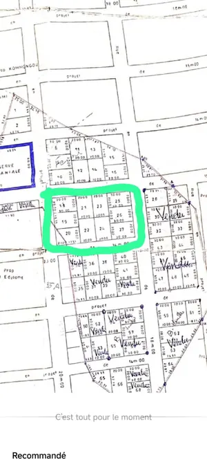 Terrain 10 lots (6000 m²) en vente à Adétikopé – 15 millions FCFA le lot