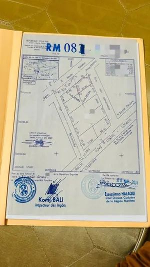 Terrain 1 lot (600 m²) en vente en bordure de la grande voie des hautes tensions à Kovié – 7 000 000 FCFA