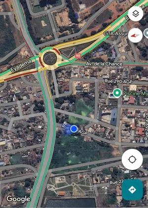 Terrain 1 lot de 600 m² en vente à Agbalepedo GTA, proche du pavé – 65 millions FCFA
