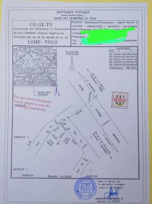 Terrain demi-lot de 367 m² en angle de rue à vendre à Amadenta – 13 millions FCFA — photo 4