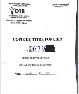Terrain 1 lot en vente à Agoè Sogbossito face grande route de 30m – 27 millions FCFA — photo 2