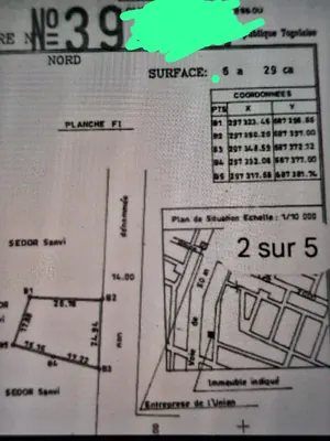 Terrain 629 m² à vendre à Entreprise de l'Union – 32 millions FCFA — photo 3