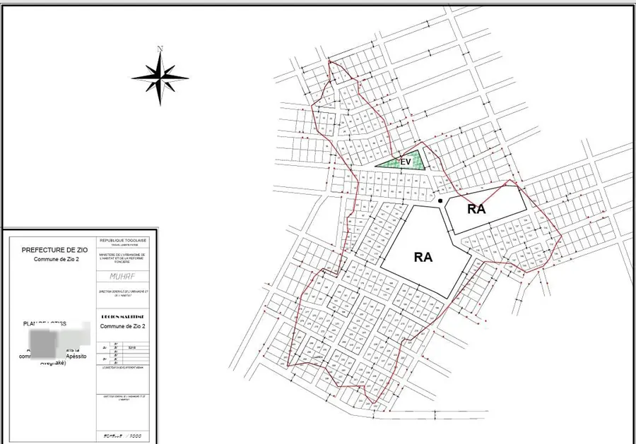 Terrain 30 lots contigus à vendre à Tsévié Dédéké – 4 millions FCFA le lot