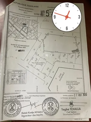 Vente de terrains à Avedji Rail, 10 lots clôturés ouverts sur 2 voies, à 200 m du goudron – 45 millions FCFA le lot