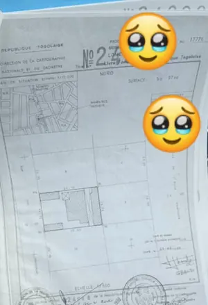 Terrain de 600 m² en vente à Hountigomé Satom – 70 millions FCFA