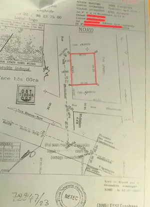 Vente de terrain à Legbassito Ahonkpoé, 2 lots collés, 1200 m², face à l'école primaire – 15 millions FCFA — photo 10