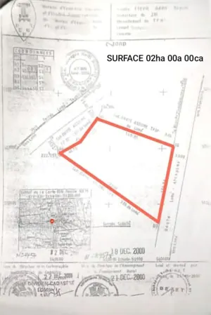 33 lots en vente en bloc en bordure de goudron RN1 à Adétikopé – 35 millions FCFA l'unité