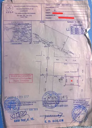 Vente d'un terrain à Sanguera Fozui UCAO, 1 lot de 600 m², face grande voie de 16 m, clôturé – 35 millions FCFA à débattre — photo 6