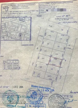 Terrain 1 lot de 600 m² en vente à Agbalépédo – 55 millions FCFA — photo 2