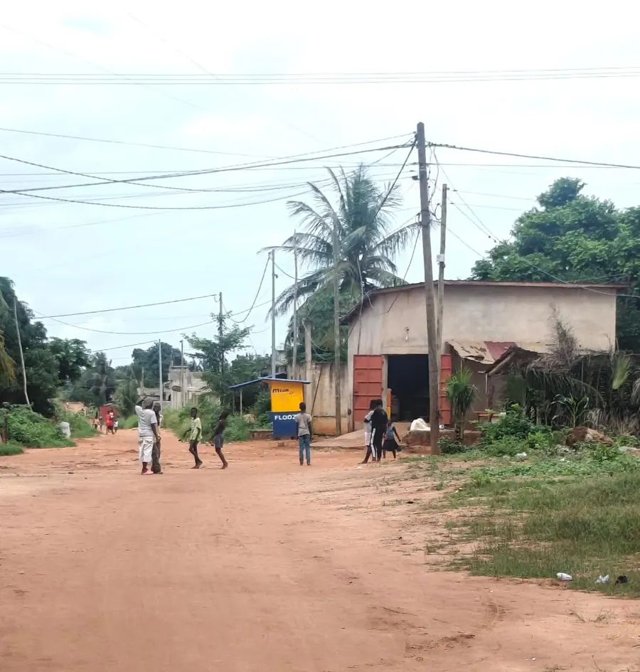 Terrain 1029 m² en vente en angle de rue à Adétikopé Lycée – 25 millions FCFA