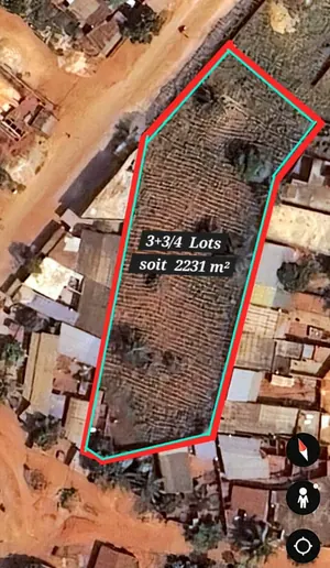 Terrain 2250 m² en vente au bord d'une grande voie à Agoè Légbassito – 35 millions FCFA — photo 2