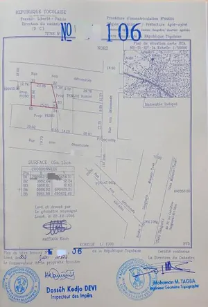 Terrain 515 m² en vente à Zanguéra Ars – 25 millions FCFA — photo 3