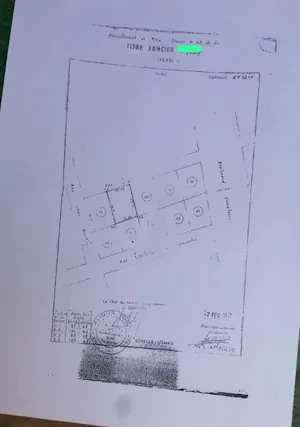 Terrain 672 m² en vente à Adawlato, Lomé – 185 millions FCFA