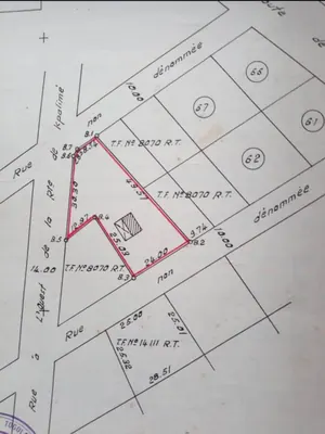 Terrain 2 lots de 1200 m² en vente à Casablanca, Lomé – 150 millions FCFA