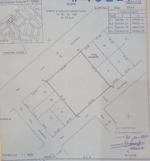 Terrain 6 lots 3600 m² en vente à Adidogomé Atigangomé – 42 millions FCFA le lot