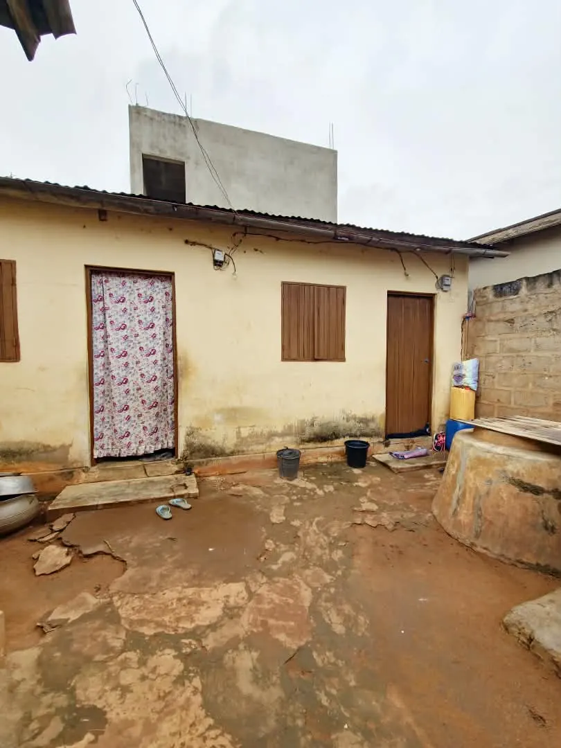 Terrain demi-lot 300 m² avec 3 pièces et boutique à vendre à Agoè Légbassito – 16 millions FCFA